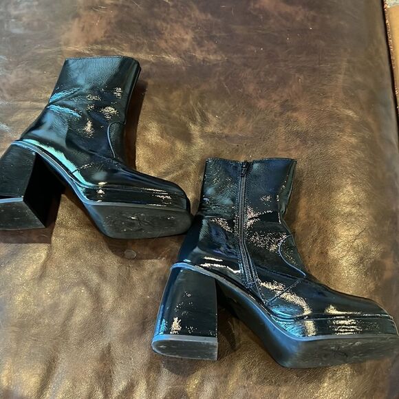 Free People Ruby Shine Platform Boots US 9.5 - Picture 3 of 13